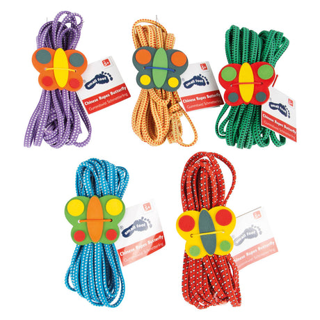 Kleiner Fuß - Springelastische Schmetterlingsfarbe, 5 -Set von 5