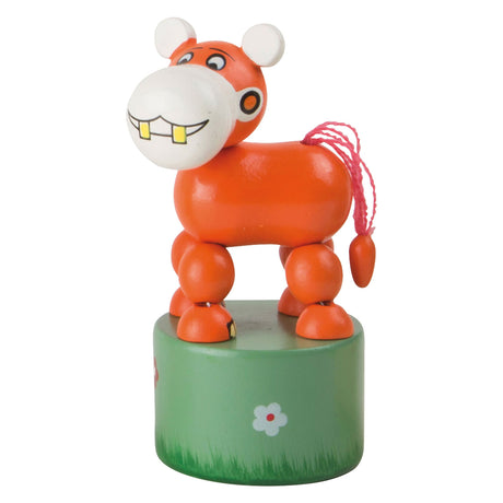 Small Foot - Holzdruckfigur Wildtiere, 6er-Set