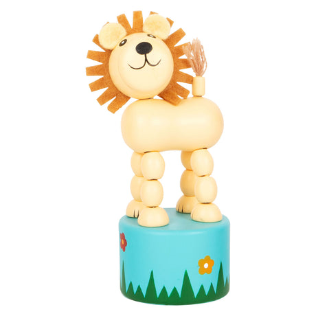 Small Foot - Holzdruckfigur Wildtiere, 6er-Set