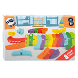 Small Foot - ABC-Krokodil-Puzzle aus Holz, 26 Teile.