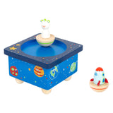 Kleiner Fußholz -Musikladeraum Travel