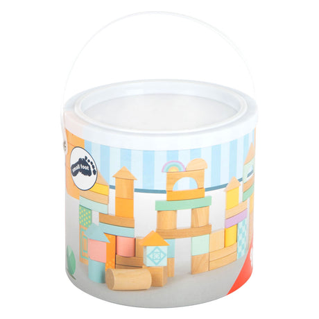 Small Foot - Holzbausteine ​​Pastell, 50 Stk.