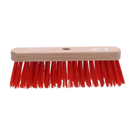 Linea Straßenbesen rot Nylon-Holz 30cm