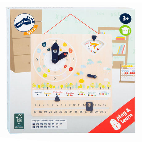 Small Foot - Kalenderuhr Jahreszeiten aus Holz (Deutsch)