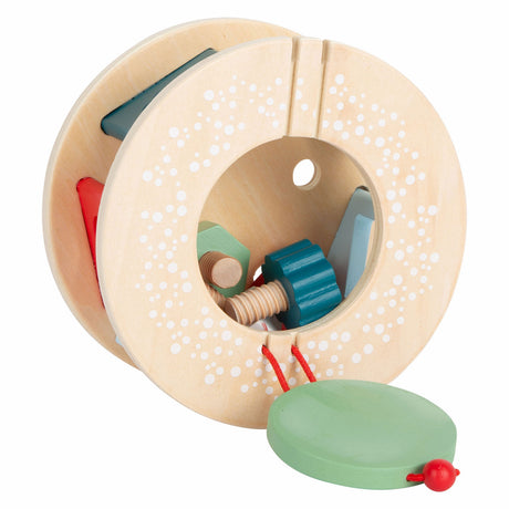 Kleiner Fuß - Zeichenfigur aus Holz, Formsortierer Schnecke, 6-tlg.