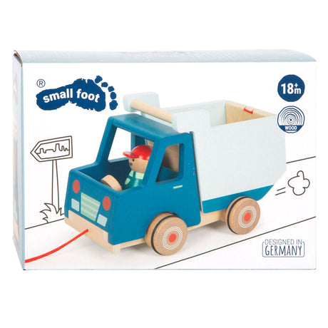 Small Foot - Abschleppfigur Kipper aus Holz