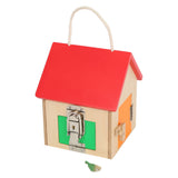 Kleines Fußholzhaus mit Gräben, 9dlg.