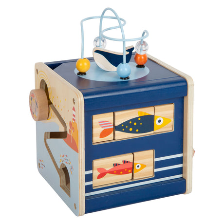 Small Foot - Meeresaktivitätswürfel aus Holz