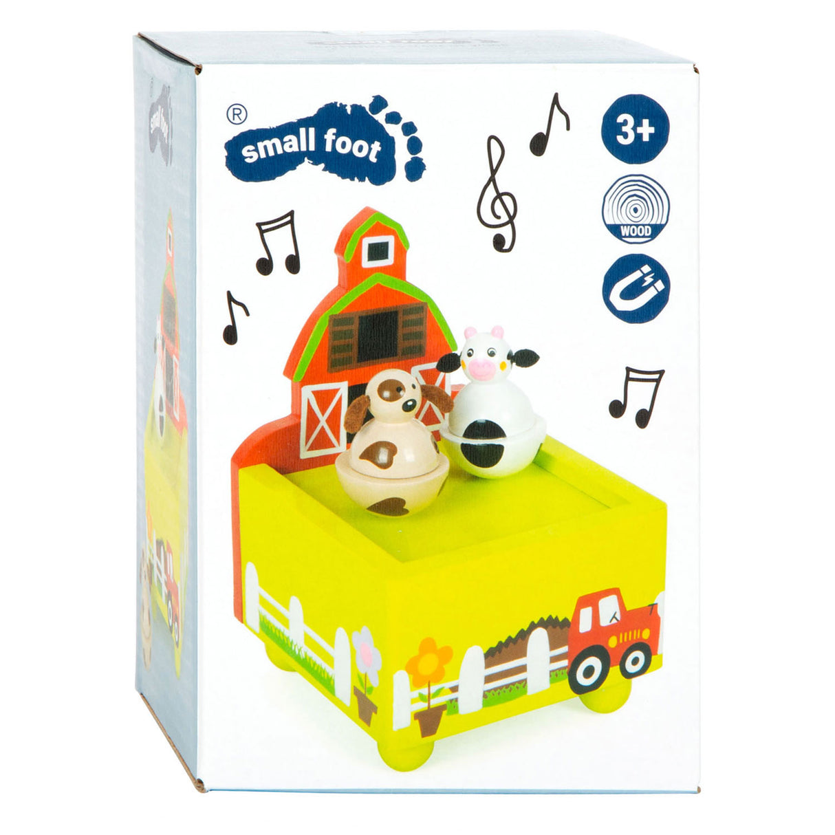 Small Foot - Spieluhr Bauernhof aus Holz