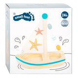 Small Foot - Badespielzeug Segelboot Seestern aus Holz