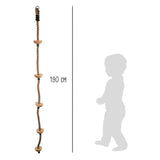 Kleiner Fuß - Kletterleiter mit Holzstufen, 190 cm