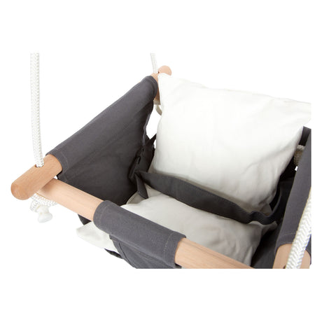 Kleiner Fuß - Holzbaby Schwung mit Kissen