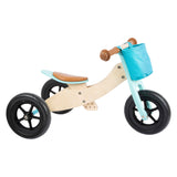 Small Foot - Holzdreirad und Laufrad 2in1 Maxi Türkis