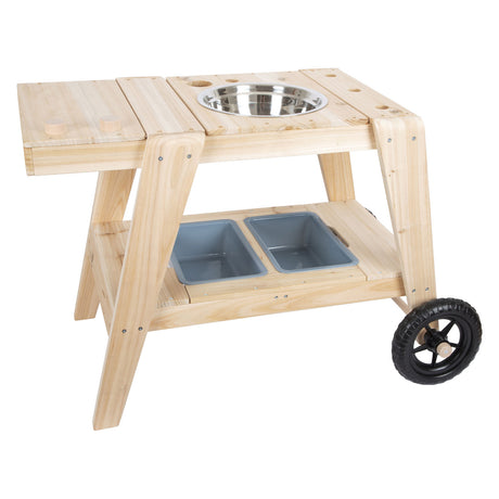 Kleiner Fuß - Holzschlamm Küche kompakt