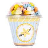 Kleiner Fuß - Holzperlen zur Schmuckherstellung Cupcake