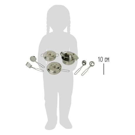 Small Foot - Metallpfannen-Set, 11-teilig,