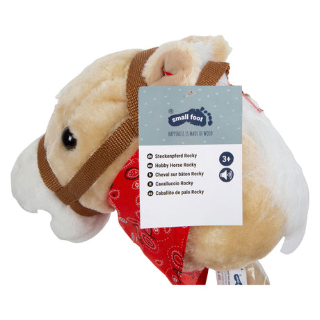 Small Foot - Steckenpferd Rocky aus Holz, 80cm