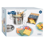 Kleine Fußholz -Playetts Pasta Chef Set, 19dlg.