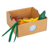 Small Foot - Schneide- und Spielessen-Lunchset aus Holz, 24-teilig.