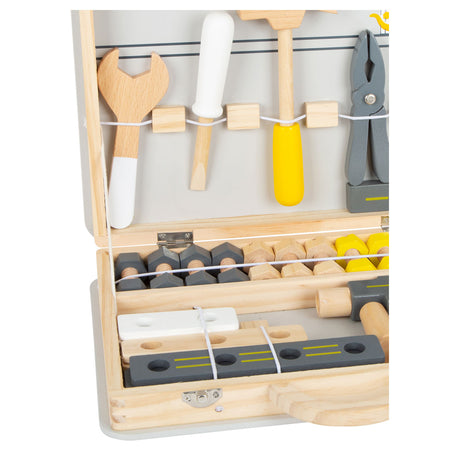 Kleiner Fuß - Holzwerkzeugkoffer Miniwob, 44dlg,
