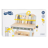 Kleiner Fuß - Holzwerkbank Compact Miniwob, 34dlg.