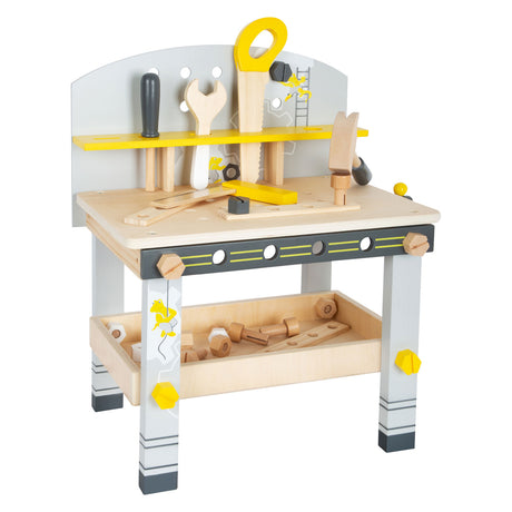 Kleiner Fuß - Holzwerkbank Compact Miniwob, 34dlg.