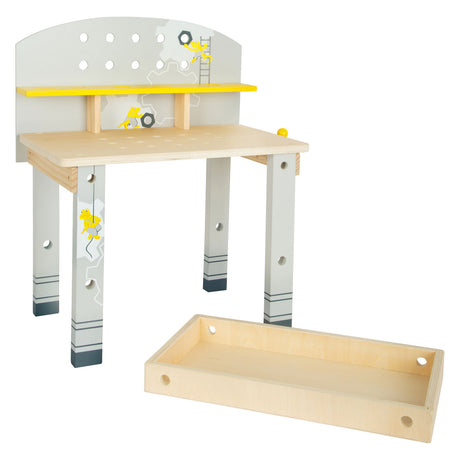 Kleiner Fuß - Holzwerkbank Compact Miniwob, 34dlg.