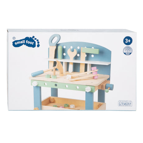 Small Foot - Holzwerkbank kompakt nordisch, 22-tlg.