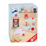 Kleines Fuß -Holzküchenapparat, 3 -Set von 3