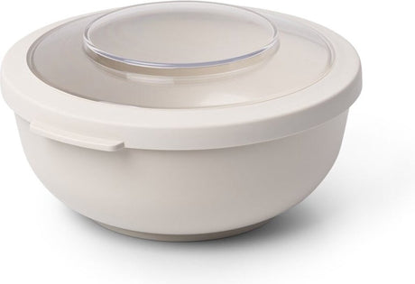 Amuse Life Bowl Lunchbox kompakter Lebensmittelbehälter mit Tritan-Deckel 200 ml grau