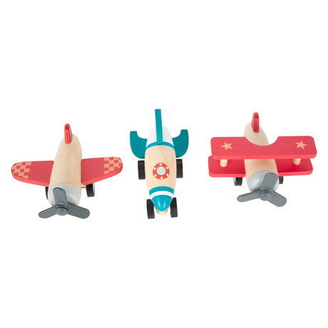 Small Foot - Einziehhobel aus Holz, 3er-Set