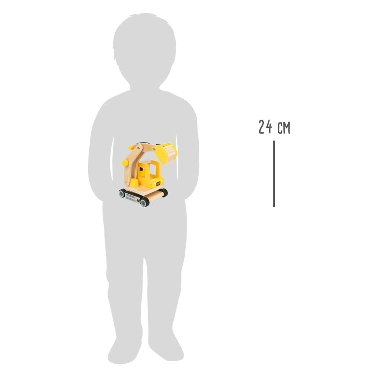 Small Foot - Holzbagger gelb