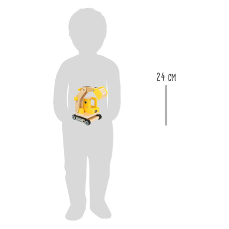 Small Foot - Holzbagger gelb