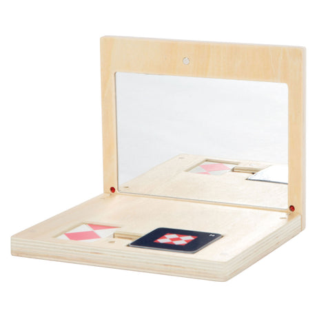 Small Foot - Symmetriespiel aus Holz mit lehrreichem Spiegel