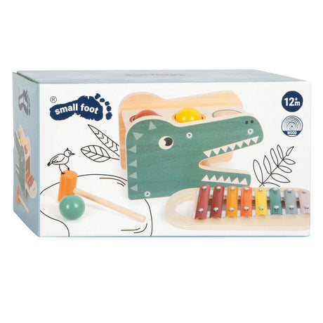 Small Foot - Holz-Xylophon und Hammerbank Safari, 5-tlg.