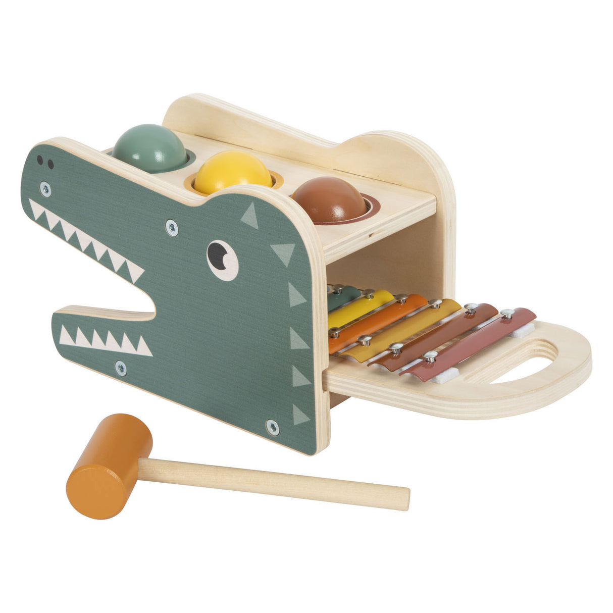 Small Foot - Holz-Xylophon und Hammerbank Safari, 5-tlg.