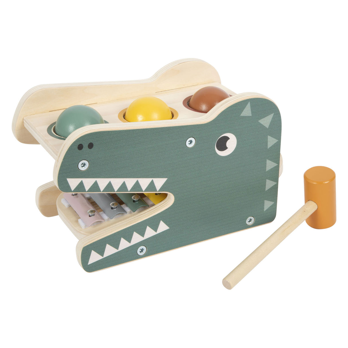 Small Foot - Holz-Xylophon und Hammerbank Safari, 5-tlg.