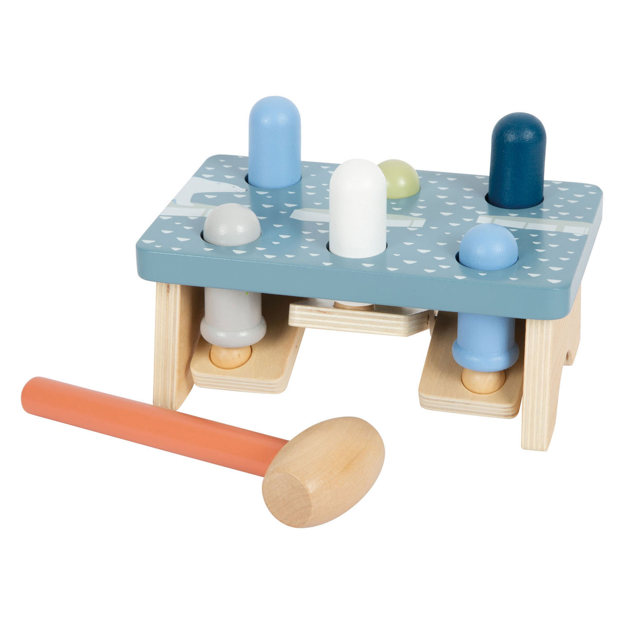 Small Foot - Holzhammerbank Arktis, 2 Stk.