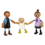 Small Foot - Holz-Biegepuppe Familie mit Baby, 8-tlg.