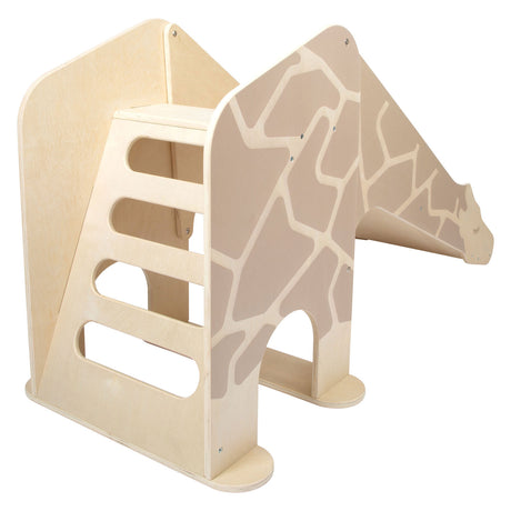 Kleiner Fuß - Holz in der Innenschiebung Giraffe Wildtiere