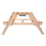 Bild kleiner Fuß - Holzknick und Moddertafel