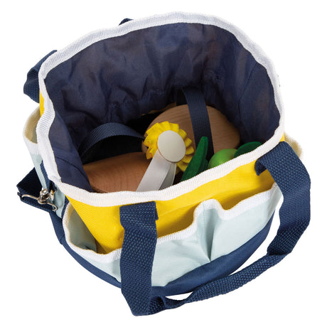 Small Foot - Pferdepflegeset aus Holz mit Tasche, 8-teilig.