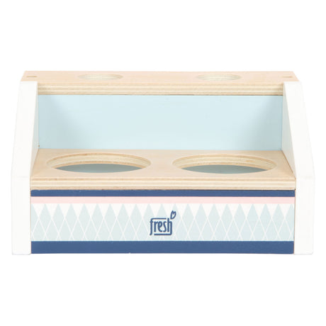 Small Foot - Holz-Kompakt-Eisstand Fresh, 6-tlg.