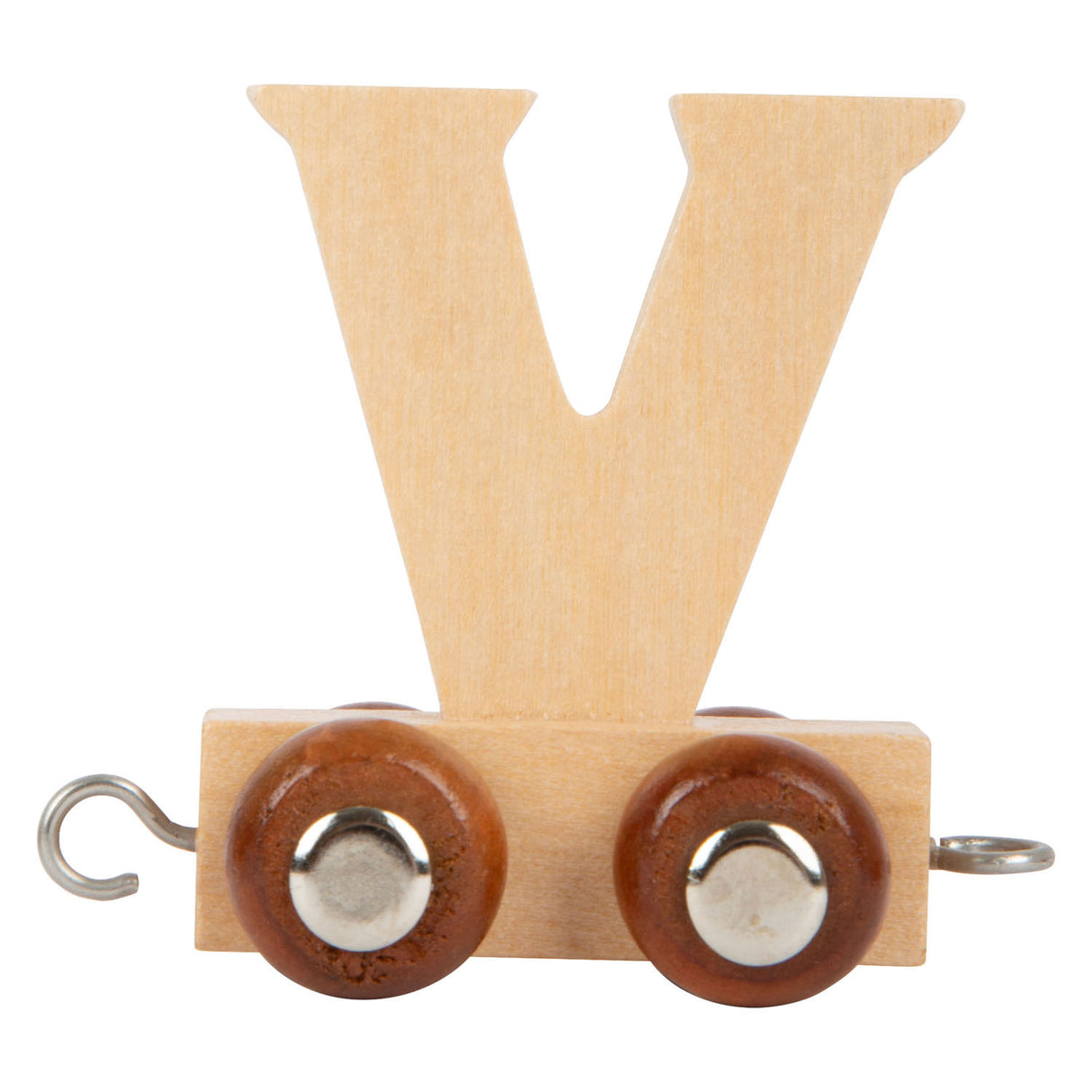 Kleiner Fuß - Buchstabenzug aus Holz - v