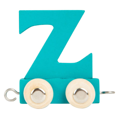 Kleiner Fuß - Holzbuchstabenzug Farbe - z