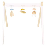 Kleiner Fuß - Holzbabys -Fitness -Seeküste