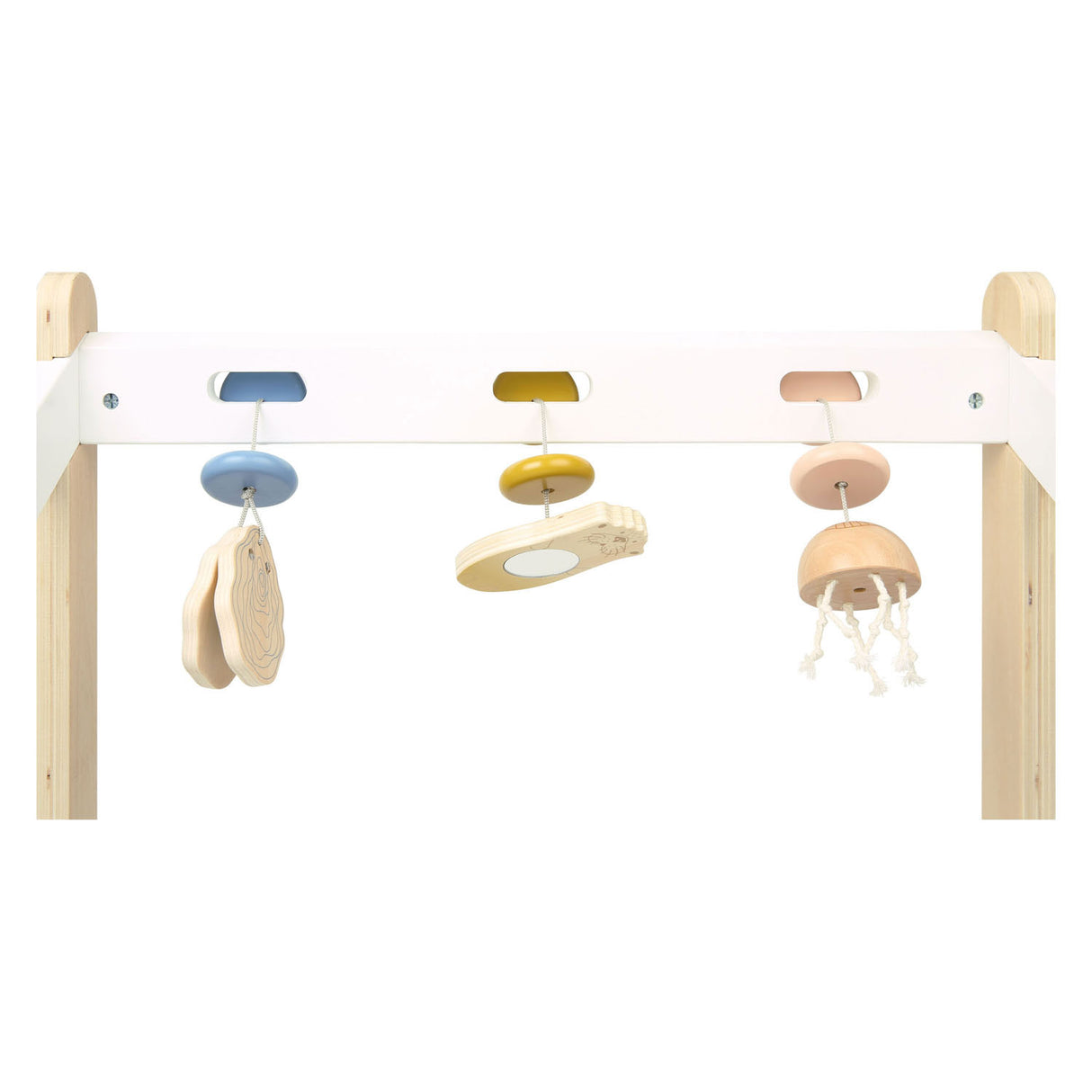 Kleiner Fuß - Holzbabys -Fitness -Seeküste
