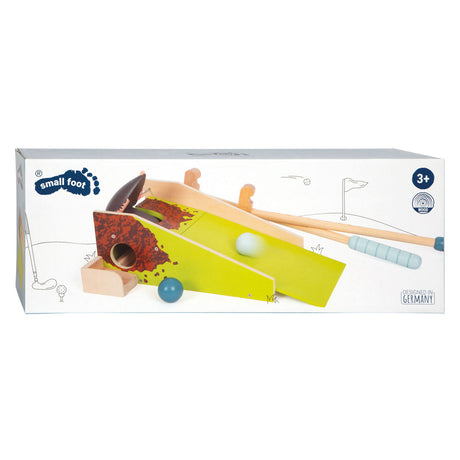 Small Foot Minigolf-Set aus Holz – Kinderspiel mit Maulwurf-Thema, Lernspielzeug.