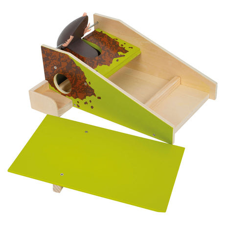 Small Foot Minigolf-Set aus Holz – Kinderspiel mit Maulwurf-Thema, Lernspielzeug.