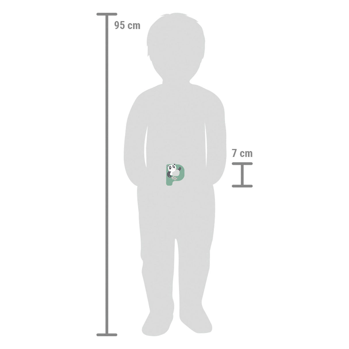 Kleiner Fuß - Holztier-Kinderbrief - S
